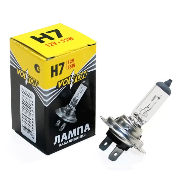 Лампа 12 В H7 55 Вт галогенная Volton VLT 1411