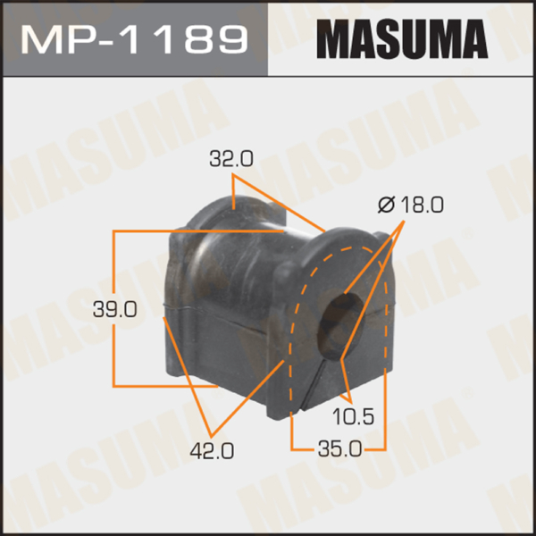 Втулка стабилизатора Masuma MP1189