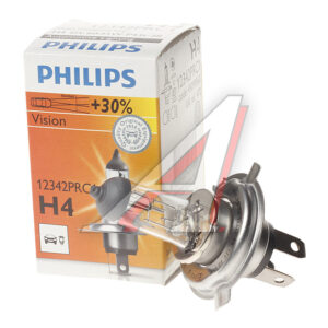 Лампа H4 12V/60/55W Philips +30% света 12342PRC1