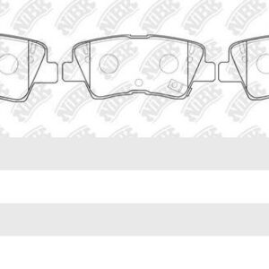 Колодки тормозные дисковые NIBK PN0538