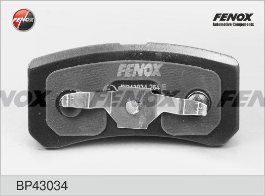 Колодки тормозные FENOX BP43034