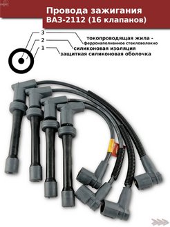 Провода в/в ВАЗ 2112 16 клапанов Милена