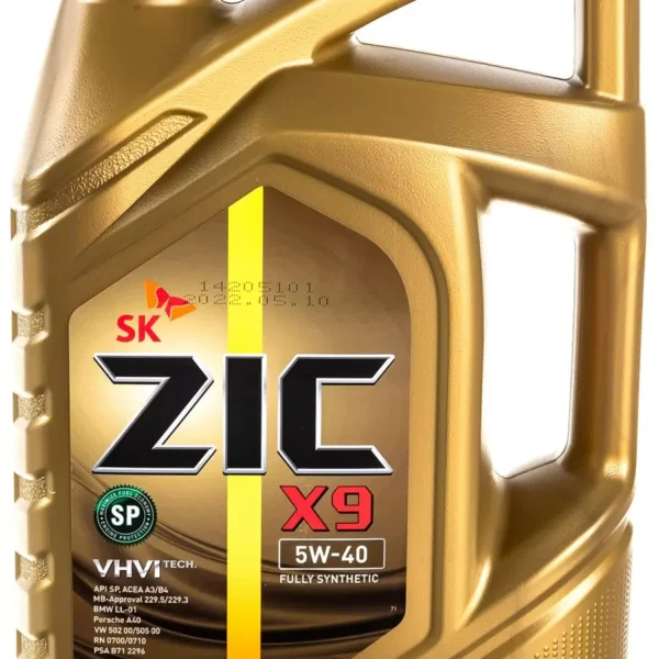 Масло ZIC X9 5W40 4л по цене 3л