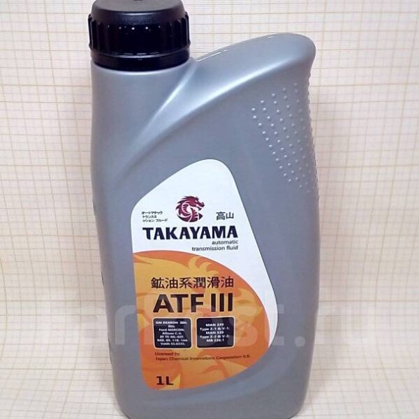 Масло Takayama ATF III Dexron 1 л пластик