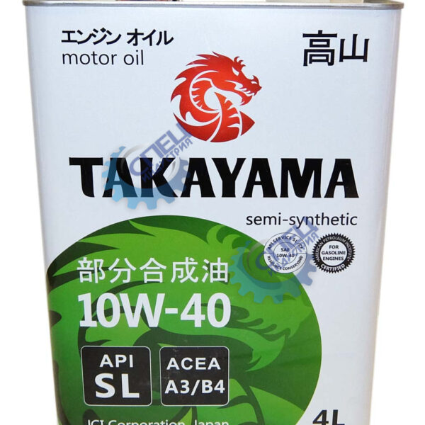 Масло Takayama 10W40 4л п/с A3/B4