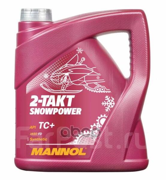 Масло MANNOL 2х тактное 7201 Snowpower TC+ 4 л синт.