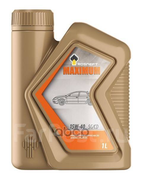 Масло РосНефть Maximum 15W40 SG/CD минер. 1л