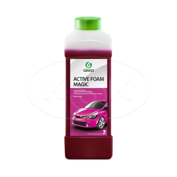 Автошампунь для б/мойки Grass Active Foam Magic активная пена 1 кг 110322