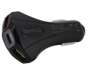 Зарядное устройство 3 USB черный WIIIX UCC36QC3UTCB