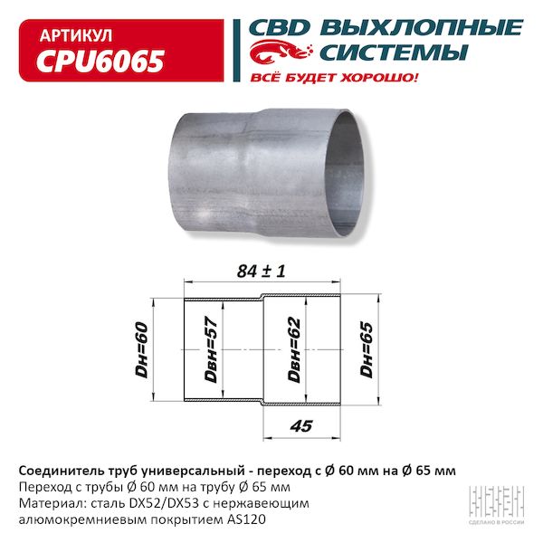 Р/к фланцев CBD CPU6065