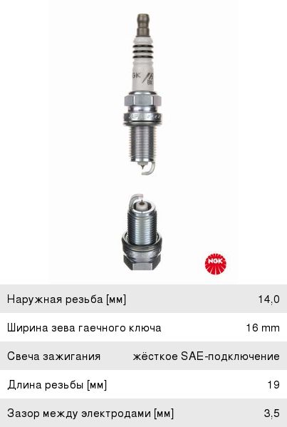 Свеча зажигания NGK (к-т) 5464