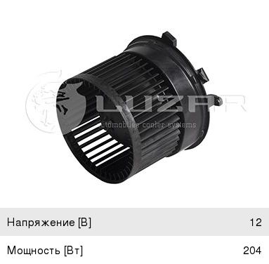 Мотор отопителя Luzar LFH14JD