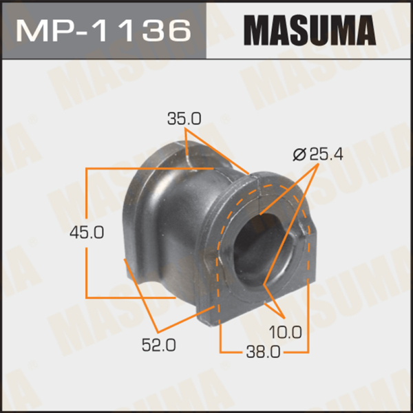 Втулка стабилизатора Masuma MP1136