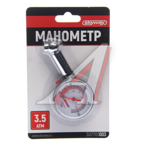 Манометр шинный Skyway S07701004