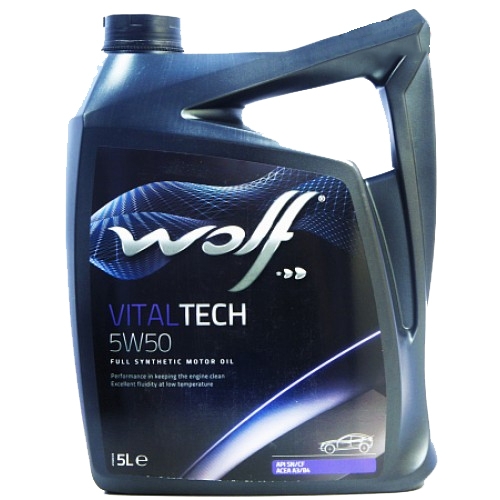Масло Wolf VitalTech 5W50 5л