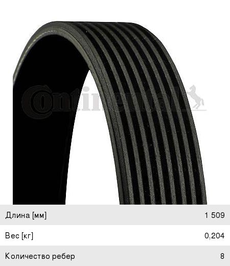 Ремень 8PK1509 Contitech
