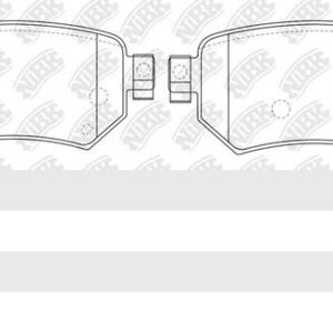 Колодки тормозные NIBK PN0673