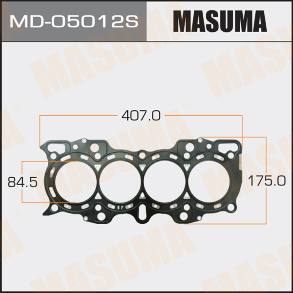 Прокладка ГБЦ Masuma MD-05012S Honda B20