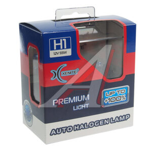 Лампа галогенная H1 12V 55W XENITE 2шт 1007121