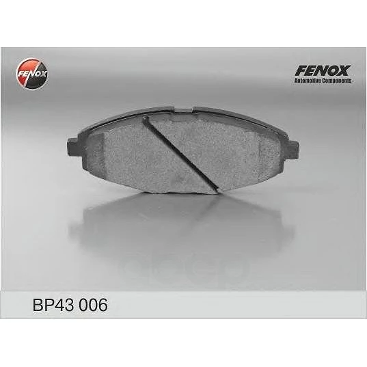 Колодки тормозные Fenox BP43006