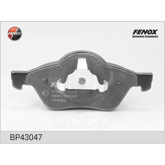 Колодки тормозные FENOX BP43047