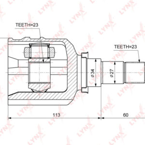 ШРУС внутренний Lynx CI3718