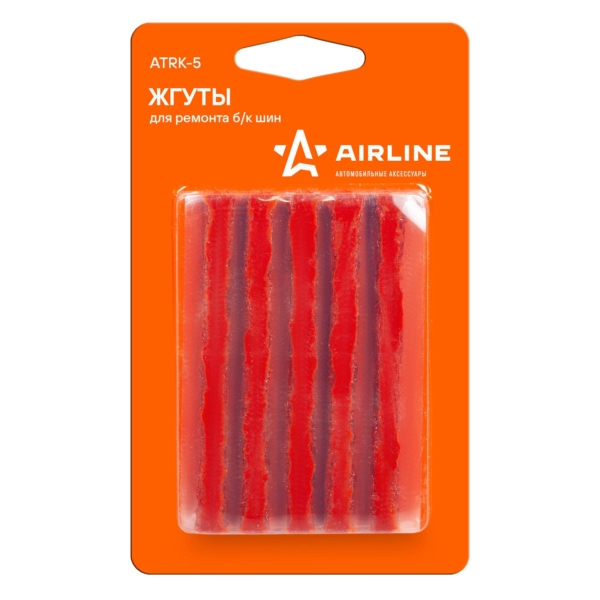 Набор для ремонта бескамерных шин(жгуты) AirLine ATRK5