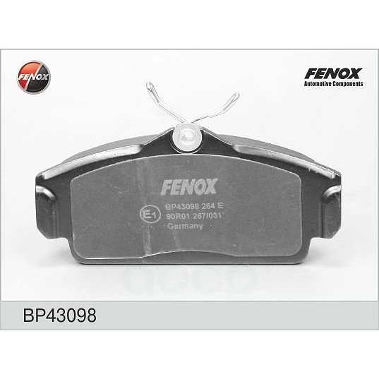 Колодки тормозные FENOX BP43098