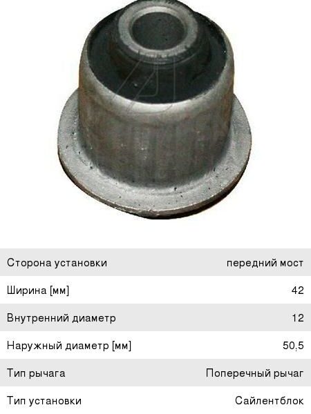 Сайлентблок Asam 30292