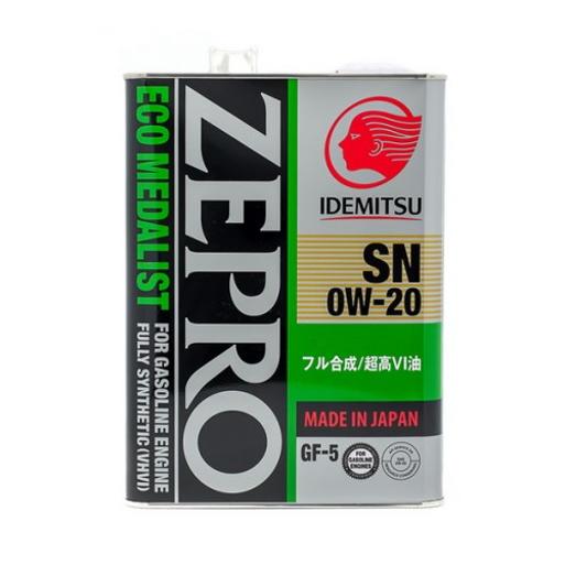 Масло Idemitsu Zepro Eco Medalist 0W20 SN/GF-5 4л