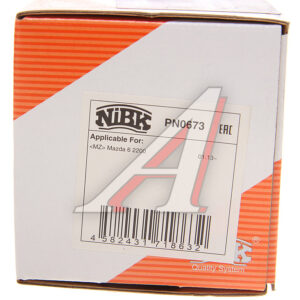 Колодки тормозные NIBK PN0673