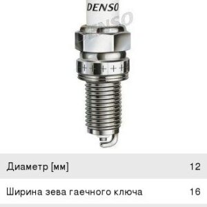 Свеча зажигания Denso (к-т) XU22EPRU