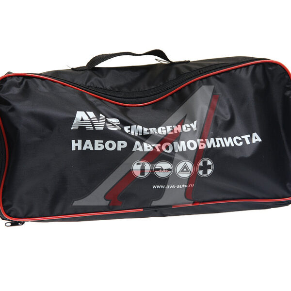 Набор автомобилиста Emergency (огнетушитель ОП-2, знак, трос 5 т, перчатки, жилет, аптечка) AVS
