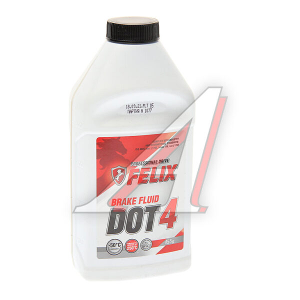 Тормозная жидкость FELIX DOT-4 (455 г)