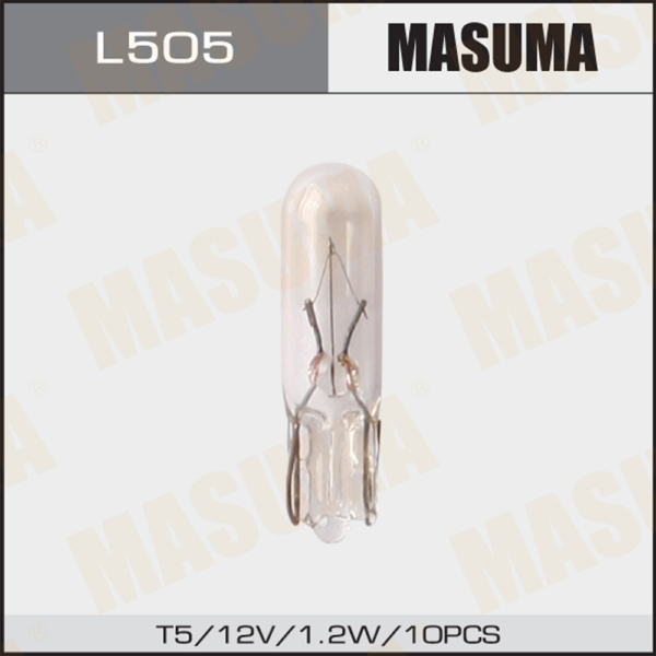 Лампа 12V 1,2W б/ц Masuma L505