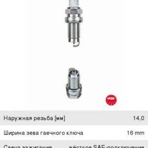 Свеча зажигания NGK 5758 5758