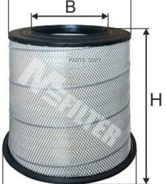 Фильтр воздушный M-FILTER A529 (VOLVO FH12)