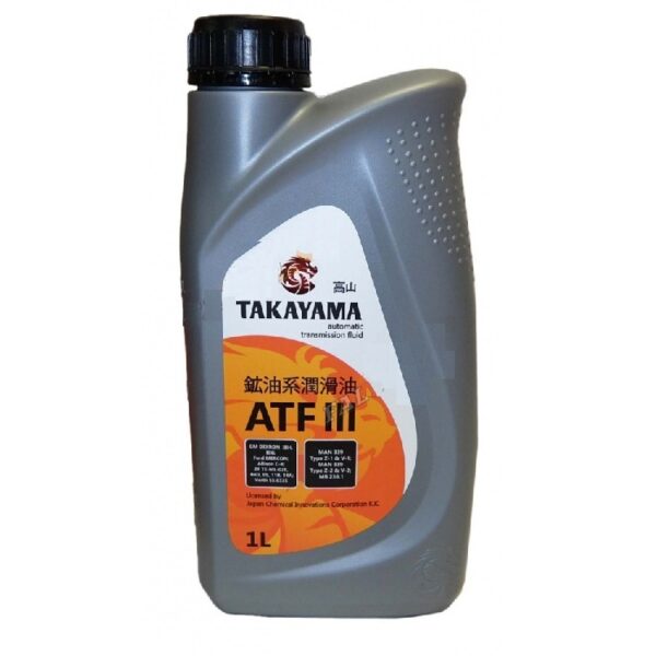 Масло Takayama ATF III Dexron 1л