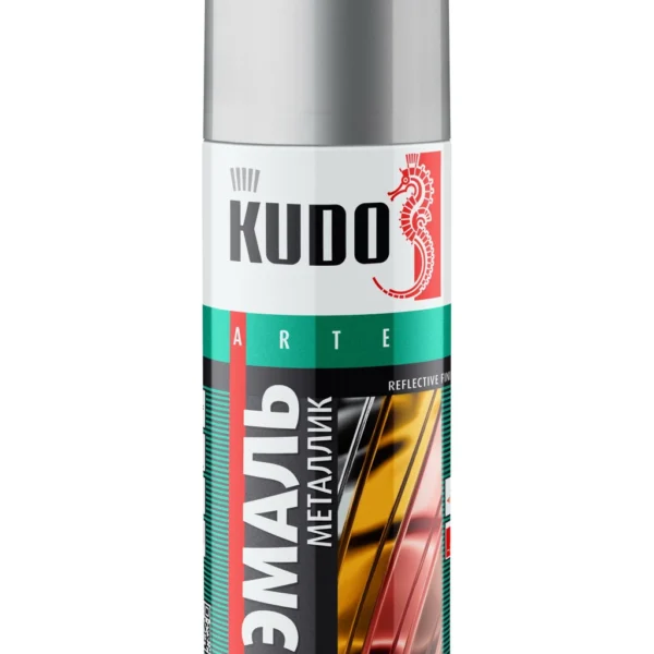 Эмаль Kudo хром 520мл металик