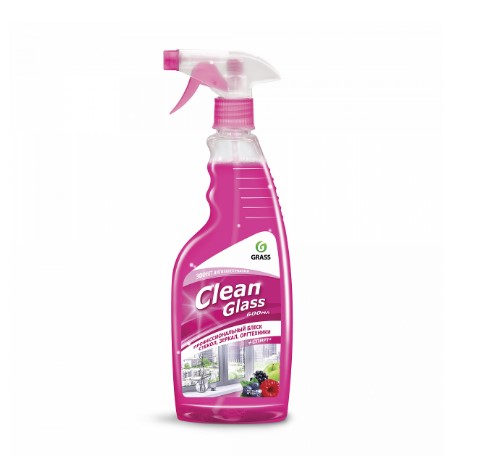 Очиститель стекол и зеркал Grass Clean лесная ягода 600мл
