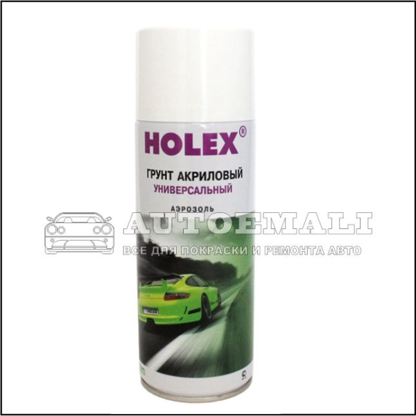 Грунт аэрозоль белый 520 мл Holex акриловый HAS-3976