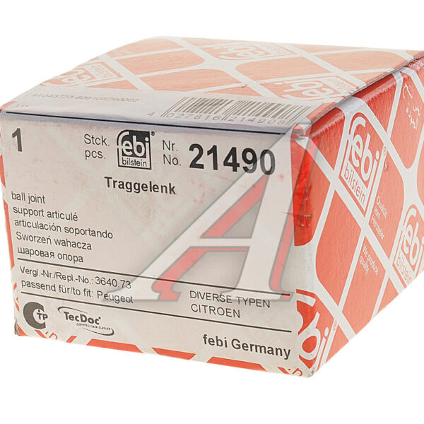 Опора шаровая Febi Bilstein 21490