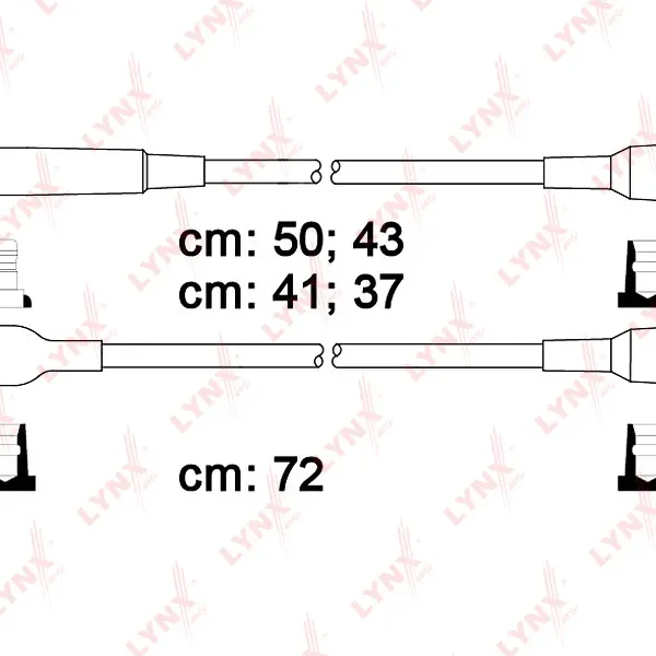 Провода в/в Lynxauto Lada 2121-2129 SPC4606