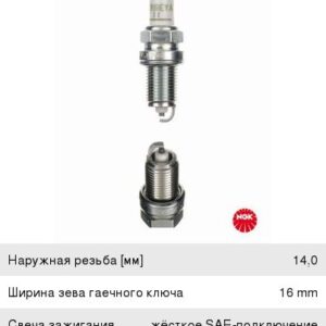 Свечи зажигания NGK BKR6EYA-11