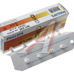 Лампа 12/1,2W 2х4,6d приборная б/ц PHILIPS