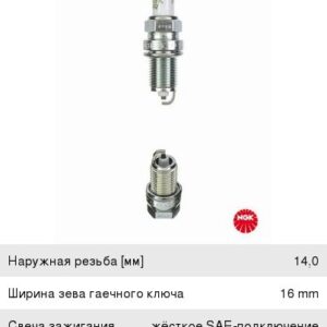 Свеча зажигания NGK 4120