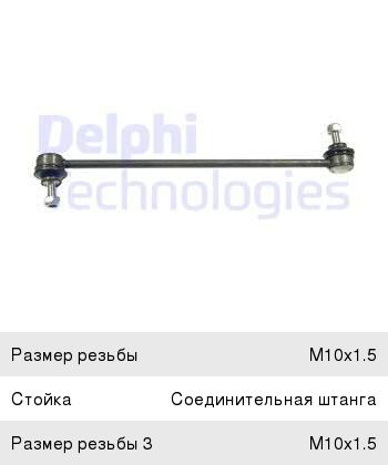Тяга стабилизатора Delphi TC1023