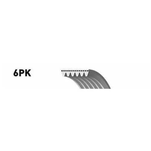 Ремень 6PK2345 Gates