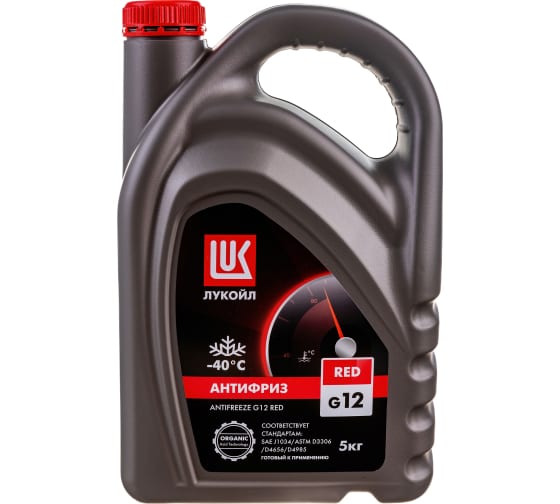 Антифриз Лукойл красный 5кг G12