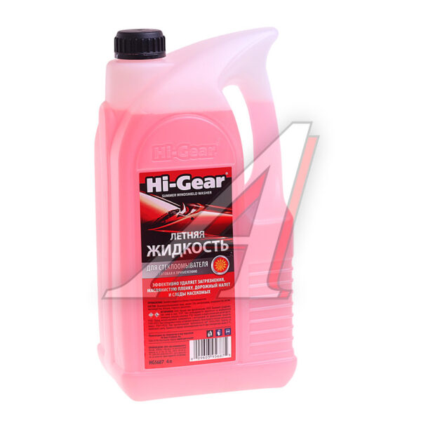 Жидкость стеклоомывающая лето Hi-Gear 4л HG5687